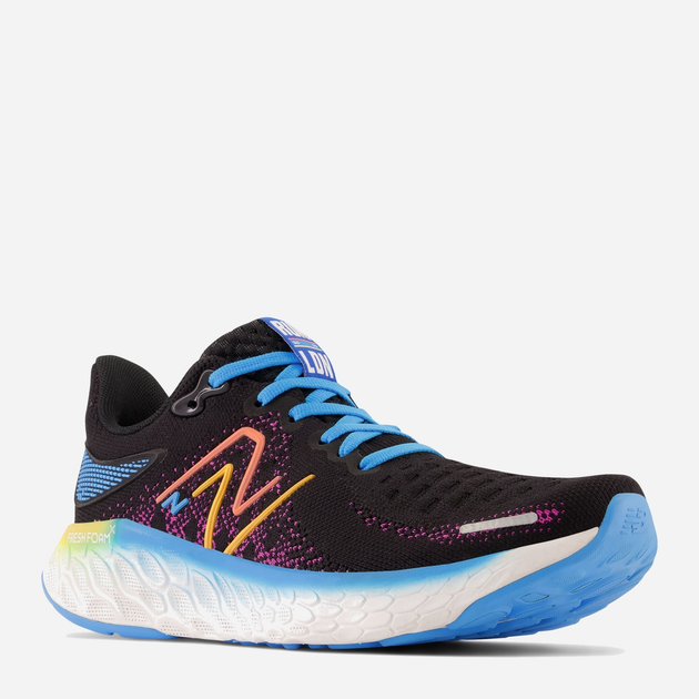 Чоловічі кросівки для бігу New Balance Fresh Foam 1080 v12 M1080L12 42.5 (9US) 27 см Чорний/Блакитний (196071232102) - зображення 2