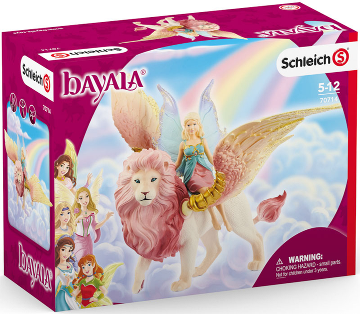 Набор фигурок Schleich Bayala Fairy In Flight On Winged Lion ...