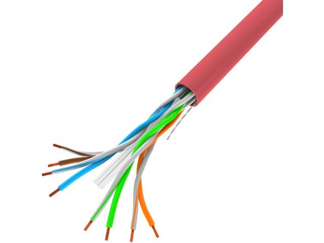 Kabel LAN Lanberg UTP 1 Gb/s 305 m CCA Red (LCU6-10CC-0305-R) - obraz 1