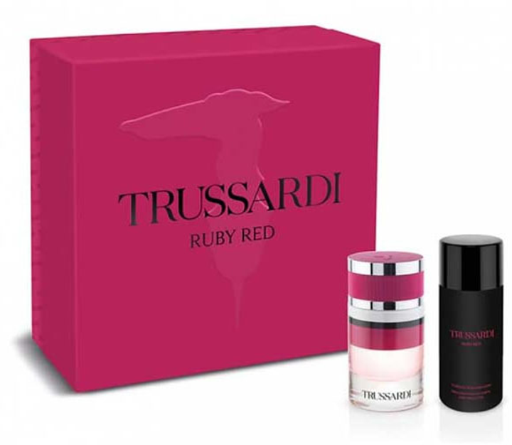 Zestaw damski Trussardi Ruby Red Woda perfumowana damska 60 ml + balsam do ciała 125 ml (8058045436645) - obraz 1