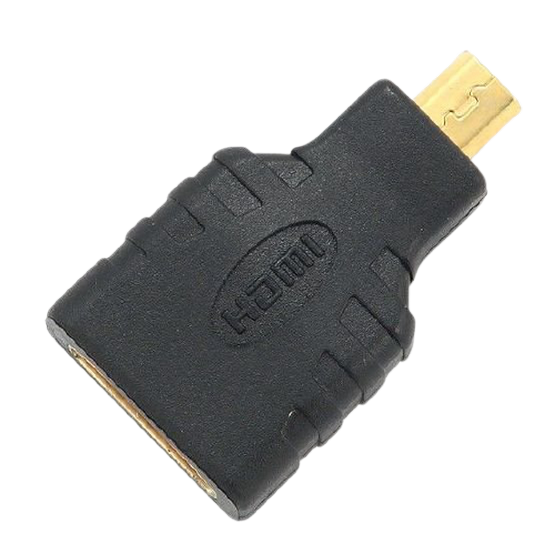 Адаптер Cablexpert HDMI - microHDMI (F/M), чорний (A-HDMI-FD) - Фото 3 Адаптер Cablexpert HDMI - microHDMI (F/M), чорний (A-HDMI-FD) - зображення 3