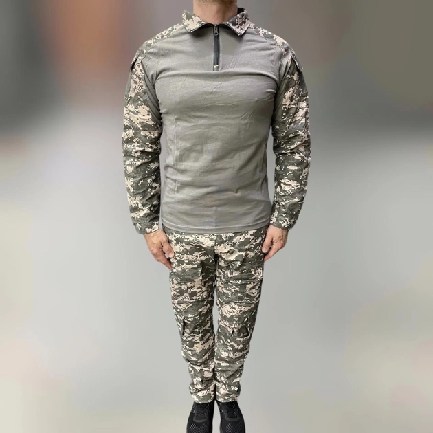 Военная форма COMBAT (убакс и брюки), коттон (хлопок), пиксель НАТО, размер XL, тактическая форма - изображение 1