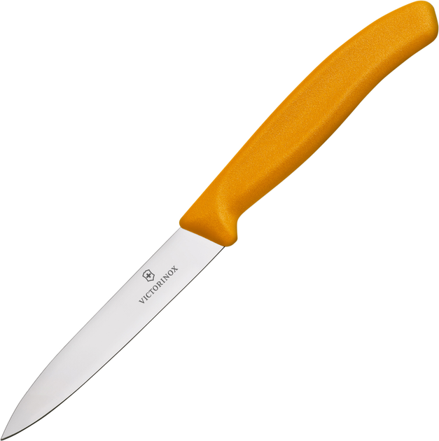 Nóż kuchenny Victorinox SwissClassic do warzyw 100 mm Pomarańczowy (6.7706.L119) - obraz 1