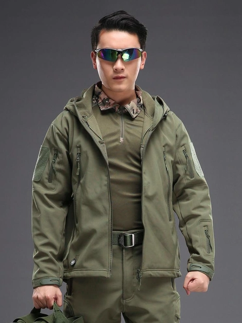 Куртка тактична Pave Hawk Soft Shell M Олива (24100024222) - зображення 1