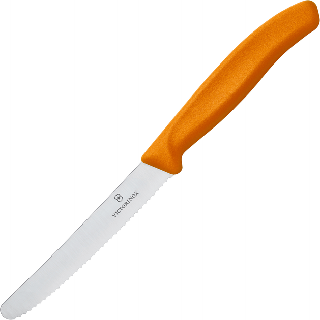Nóż kuchenny Victorinox SwissClassic do warzyw 110 mm Pomarańczowy (6.7836.L119) - obraz 1