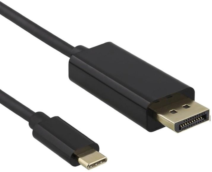 Kabel S-Impuls USB Type-C - DisplayPort 1.8 m Black (10-60185) - obraz 2