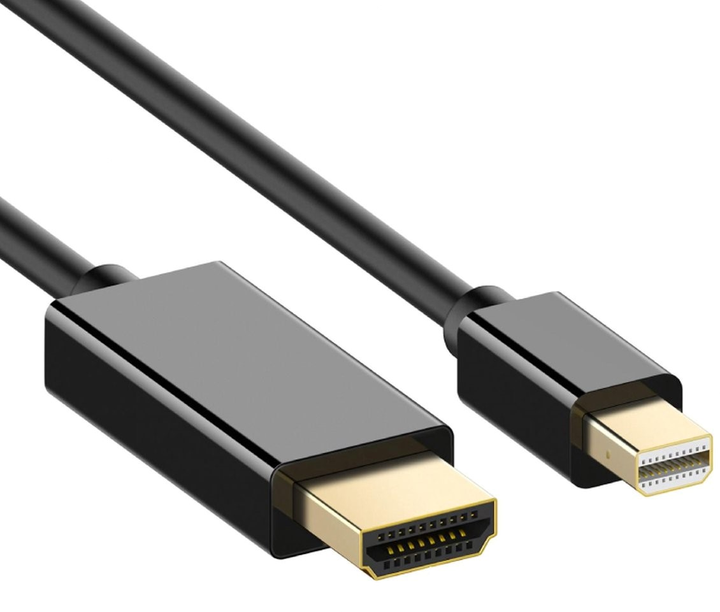 Kable S-Impuls mini-DisplayPort - HDMI 3 m Black (10-72045) - obraz 1
