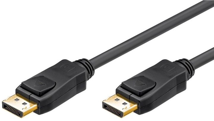 Kable ShiverPeaks DisplayPort 3 m Black (4017538128621) - obraz 1