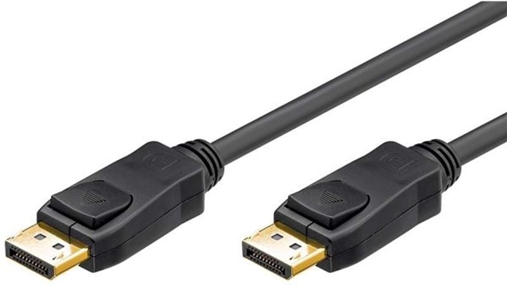 Kable Goobay DisplayPort 5 m Black (4040849659256) - obraz 1