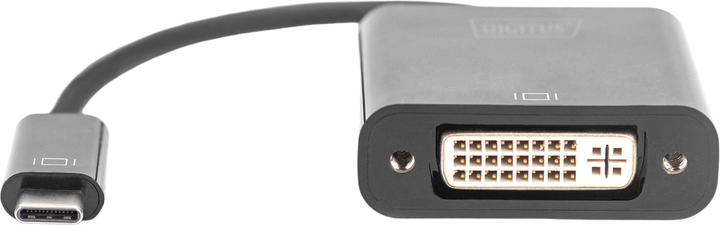 Адаптер Digitus USB Type-C – DVI 0.1 м Grey (DA-70829) - зображення 2