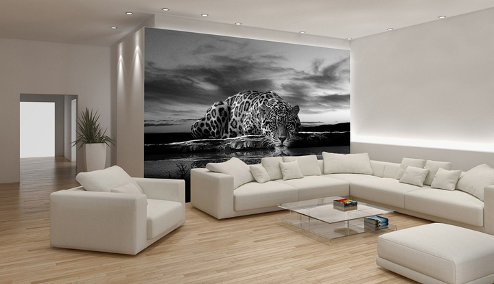 Флизелиновые 3д фотообои в африканском стиле 312x219 см