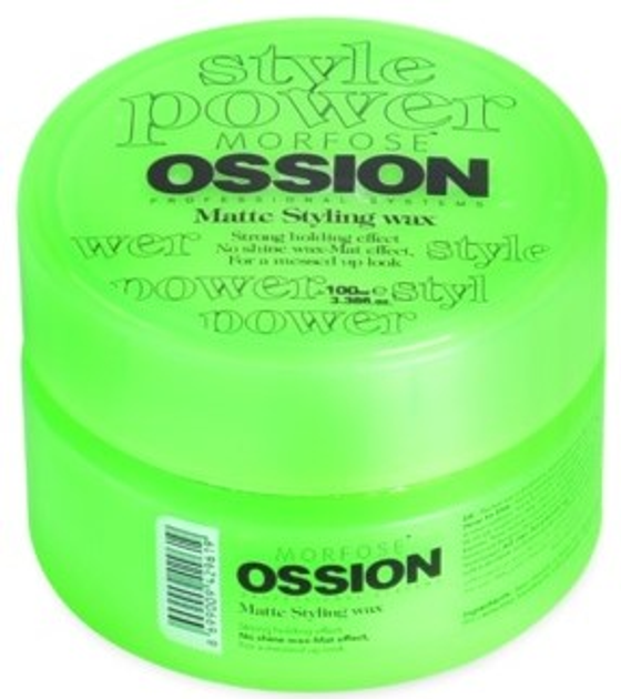 Wosk Morfose Ossion Matte Styling Wax matujący do stylizacji włosów 100 ml (8699009429619) - obraz 1