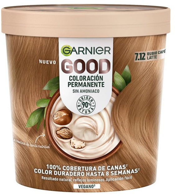 Farba do włosów Garnier Good Coloracion Permanente 7.12 Rubio Cafe Latte 100 ml (3600542524674) - obraz 1