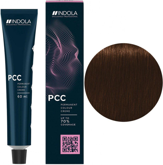 Farba do włosów Indola PCC Fashion 5.8 Light Brown Chocolate 60 ml (4045787934625) - obraz 1