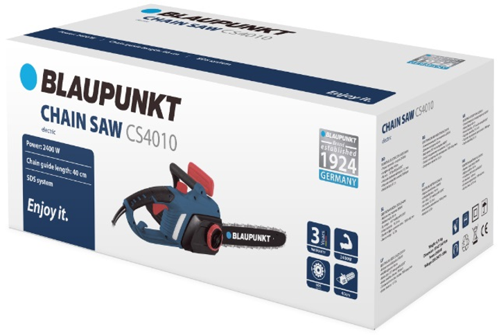 Ланцюгова електрична пила Blaupunkt CS4010 2400 Вт 40 см (5901750505744) - зображення 7