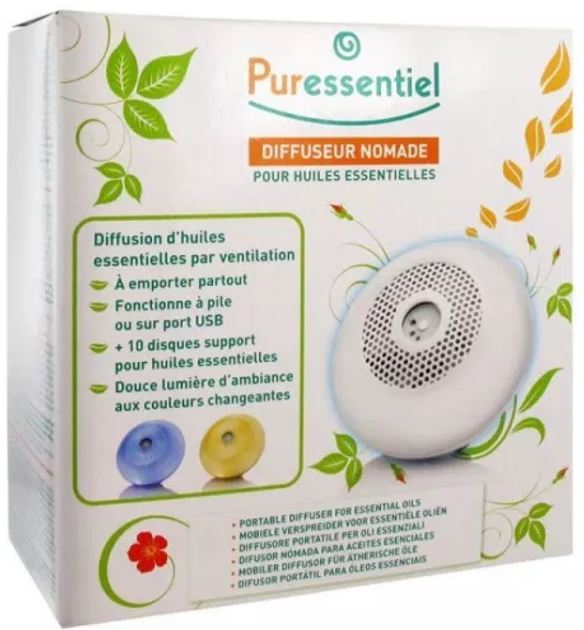 Dyfuzor zapachowy Puressentiel Diffuser Nomada USB (3401521087186) - obraz 1