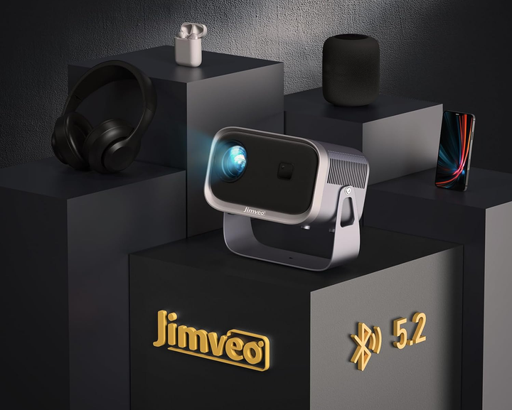 Мультимедийный проектор Jimveo E18 Full HD LED 12000Лм Wi-Fi