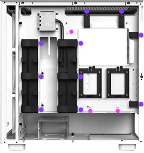 Корпус NZXT H Series H7 Elite 2023 Edition ATX Mid Tower Chassis All White color (CM-H71EW-02) - зображення 4