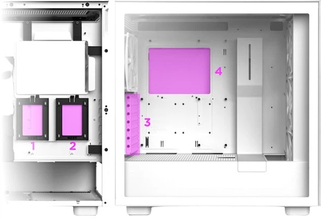Корпус NZXT H Series H7 Elite 2023 Edition ATX Mid Tower Chassis All White color (CM-H71EW-02) - зображення 5