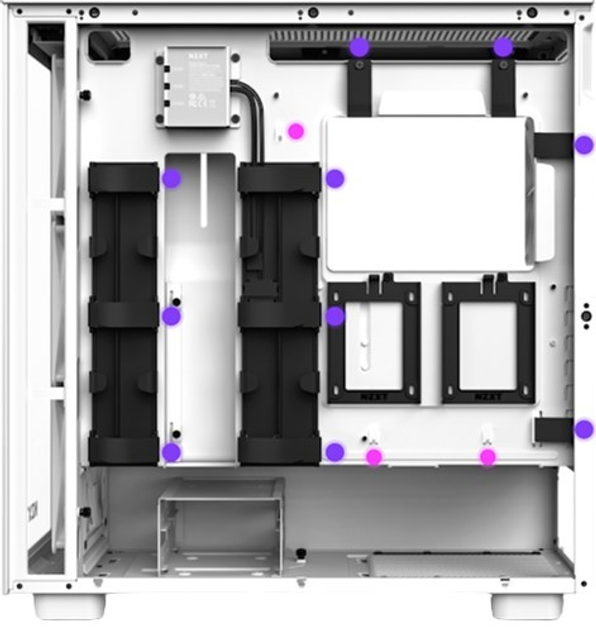 Корпус NZXT H Series H7 Elite 2023 Edition ATX Mid Tower Chassis All White color (CM-H71EW-02) - зображення 4