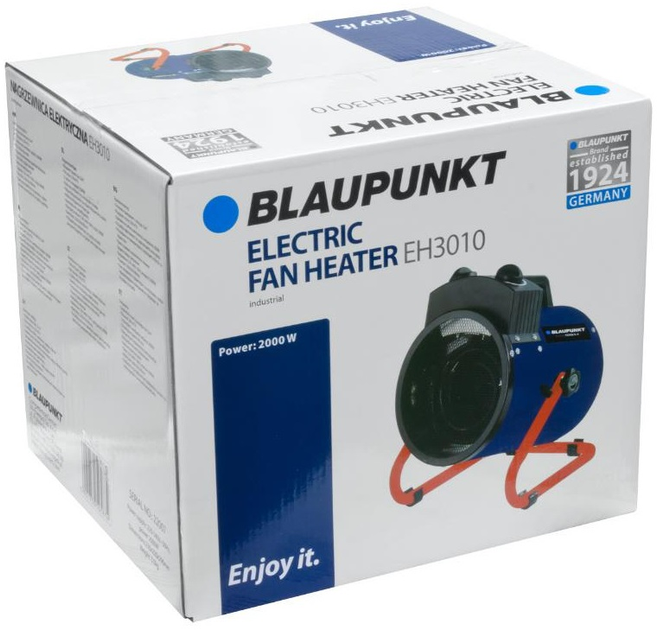 Nagrzewnica elektryczna Blaupunkt EH3010 2000 W (5901750505874) - obraz 4