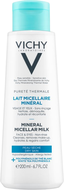 Mleko micelarne Vichy Purete Thermale 200 ml (3337875675024) - obraz 1