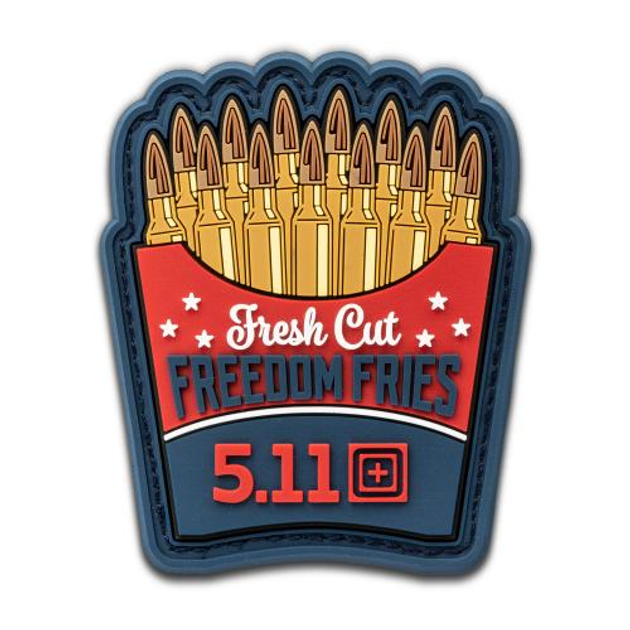 Нашивка 5.11 Tactical Freedom Fries Patch, Multi - зображення 1