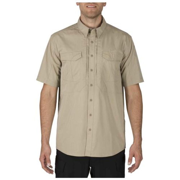 Сорочка Тактична З Коротким Рукавом 5.11 Stryke ™ Shirt - Short Sleeve, Khaki, L - зображення 1