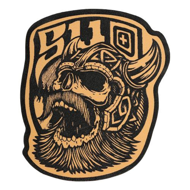 Нашивка 5.11 Tactical Viking Patch, Brown Leather - зображення 1