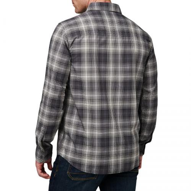 Сорочка Тактична 5.11 Tactical Igor Plaid Long Sleeve Shirt, Black Plaid 2, Xl - изображение 2