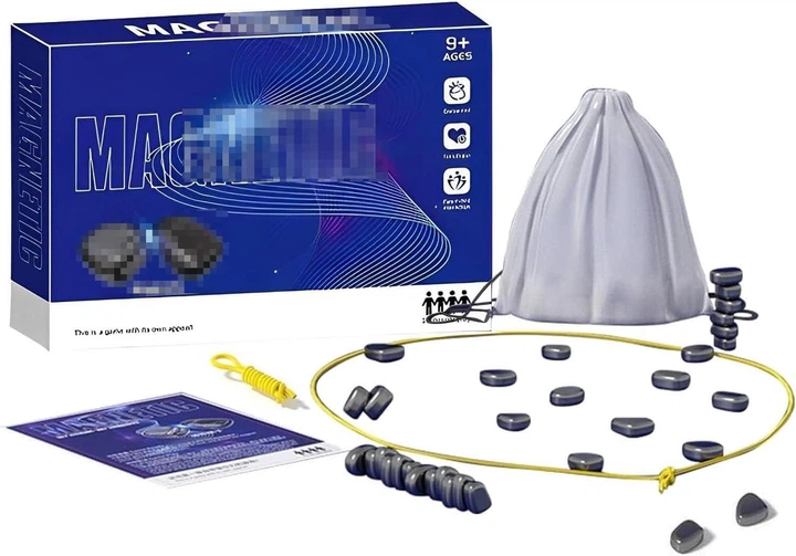 Сімейна, Логічна, Настільна, Магнітна Гра в Стилі Шашки (MAG25GAME) - зображення 3