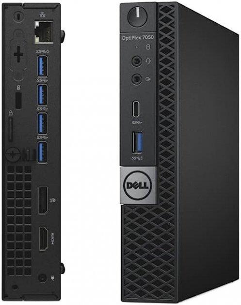 Неттоп Dell Optiplex 7050 (Intel Core i7-6700/16Gb/SSD256Gb/Win10) MFF ...