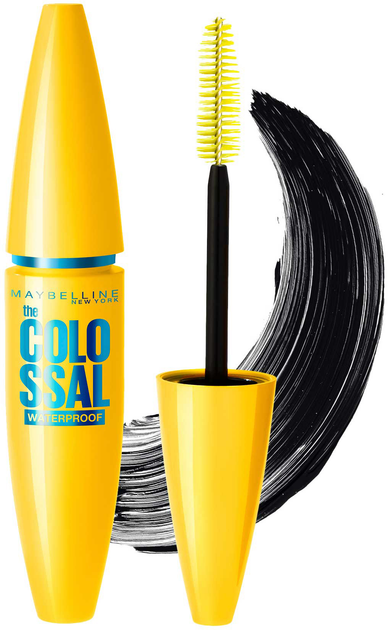 Туш для вій Maybelline New York The Colossal Водостійка Black 10 мл (30079236) - зображення 3
