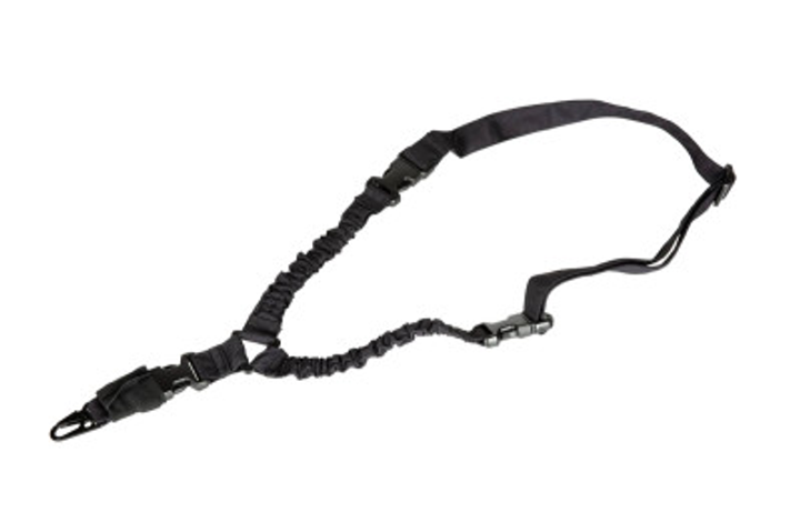 Ремінь одноточковий Primal Gear One-point Bungee Sling Esmo Black - зображення 1