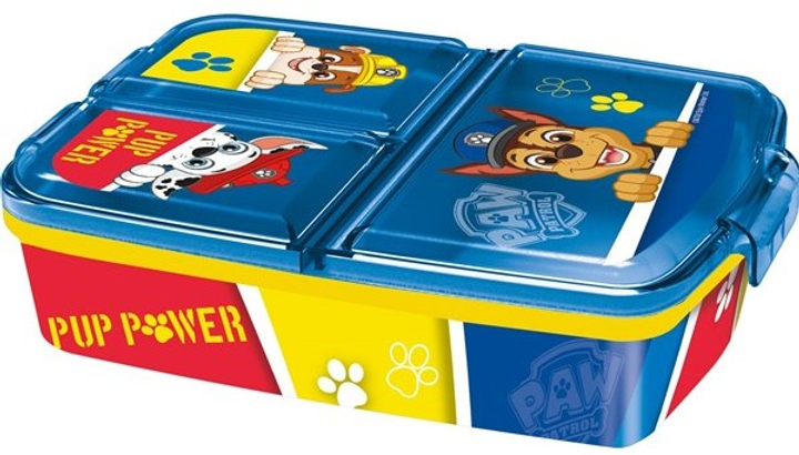 Pojemnik na lunch Euromic Paw Patrol z trzema przegródkami 20 x 17 x 7 cm (8412497746200) - obraz 3