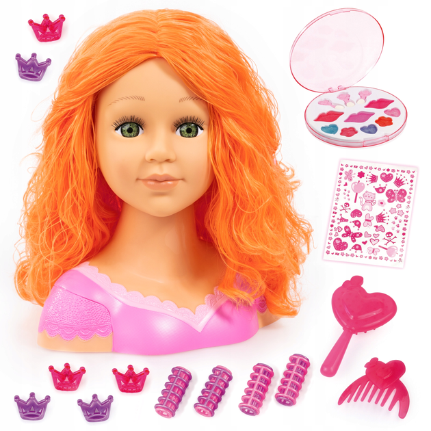 Lalka manekin Bayer Charlene Super Model Redhead Make Up z akcesoriami 27 cm (4003336416190) - obraz 1
