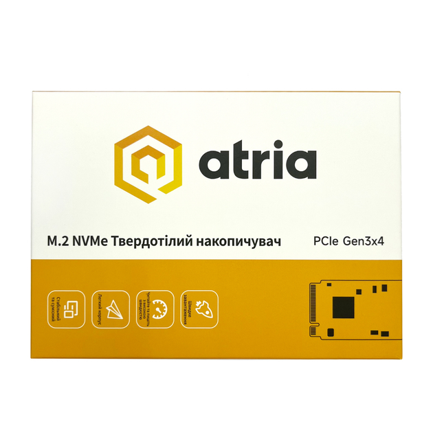 Накопитель SSD M.2 2280 256GB X500S ATRIA (ATNVMX500S/256) - изображение 4