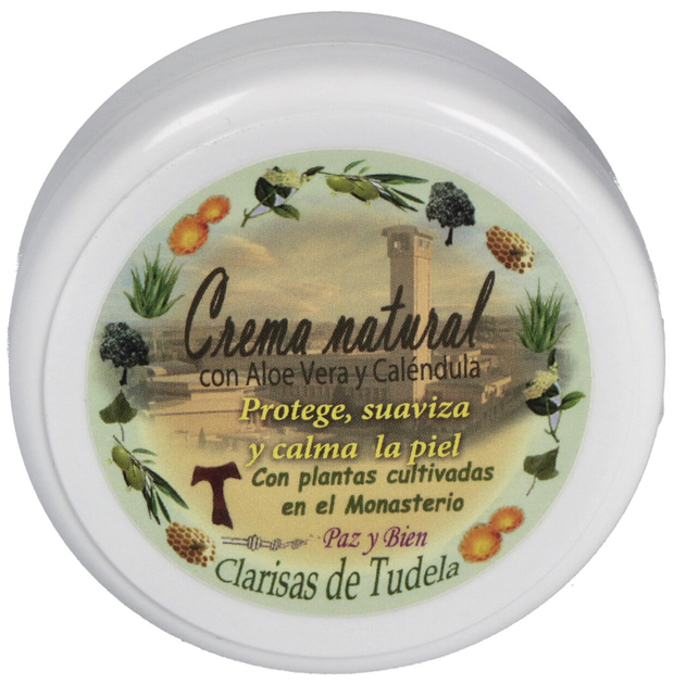 Krem do twarzy El Natural Crema Natural Aloe-Vera y Calendula 50 ml (8410914340048) - obraz 1