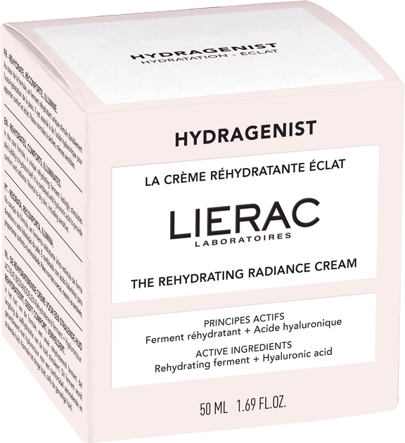 Krem do twarzy Lierac Hydragenist Illuminating Rehydrating Cream 50 ml (3701436910938) - obraz 2