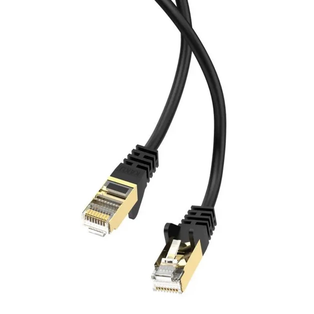 Мережевий інтернет кабель для роутера Kakusiga KSC-745 CAT6 High-Speed 1Gbts LAN RJ45 5м - Black - Фото 3 Мережевий інтернет кабель для роутера Kakusiga KSC-745 CAT6 High-Speed 1Gbts LAN RJ45 5м - Black - зображення 3