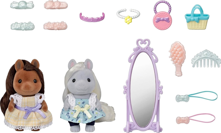 Zestaw do zabawy Epoch Sylvanian Families Pony Friends (5054131056509) - obraz 3
