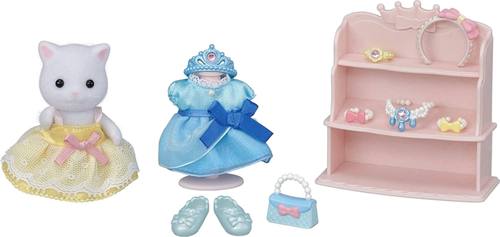 Zestaw do zabawy Epoch Sylvanian Families Princess Dress (5054131056455) - obraz 2