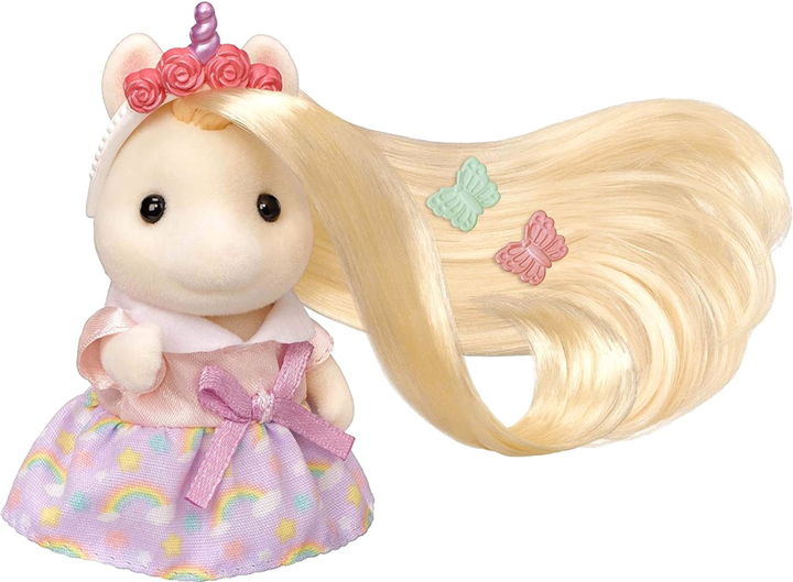 Ігровий набір Epoch Sylvanian Pony's Stylish Hair Salon (5054131056424) - зображення 6