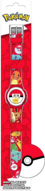 Цифровий наручний годинник Euromic Digital Watch Pokémon (8435507874731) - зображення 1