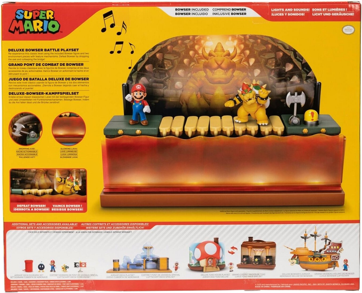 Zestaw do zabawy Jakks Super Mario Deluxe Bowser Battle (0192995418608) - obraz 2