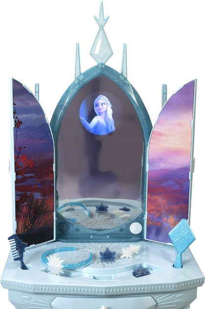 Stolik toaletowy Jakks Disney Frozen 2 Elsa Enchanted Ice Vanity z akcesoriami (0192995212084) - obraz 7