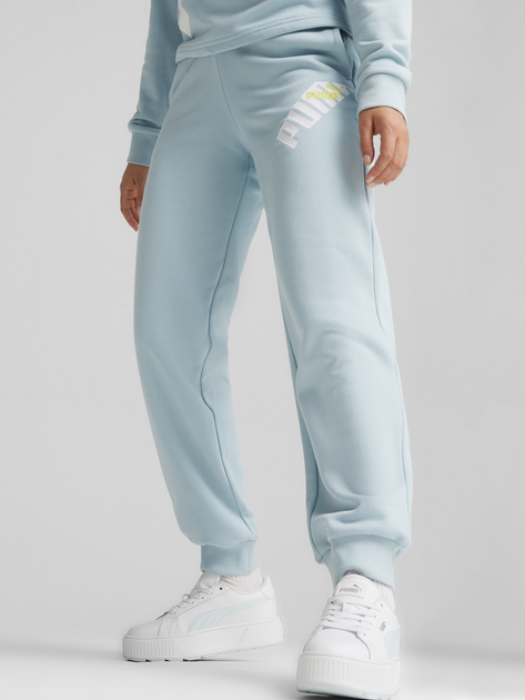 Спортивные штаны женские Puma Power 67789522 S Бирюзовые (4099686944353 ...