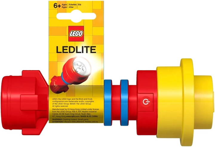 Latarka Lego Ledlight Czerwony (4895028529215) - obraz 1