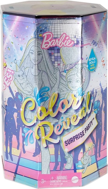 Zestaw do zabawy Mattel Barbie Color Revial Surprice Party z akcesoriami (0887961958362) - obraz 1