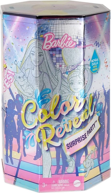 Zestaw do zabawy Mattel Barbie Color Revial Surprice Party z akcesoriami (0887961958362) - obraz 1